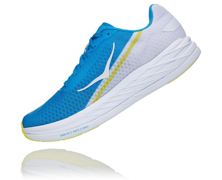 Hoka One One Tenisky Damske Biele/Modre - Rocket X - 06319-LSNV